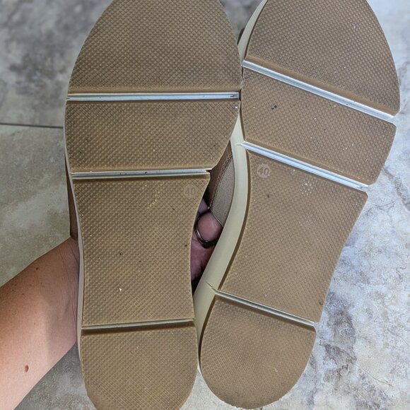 Miz Mooz 'Pollock' Leather Platform Sandals (women's 40) - Picture 8 of 11